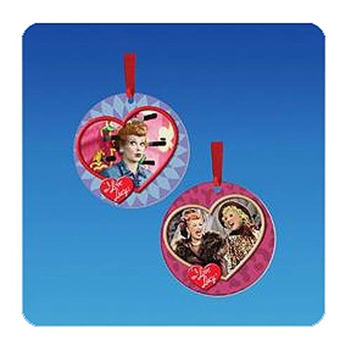 I Love Lucy 3-Inch Porcelain Ball Ornament Set